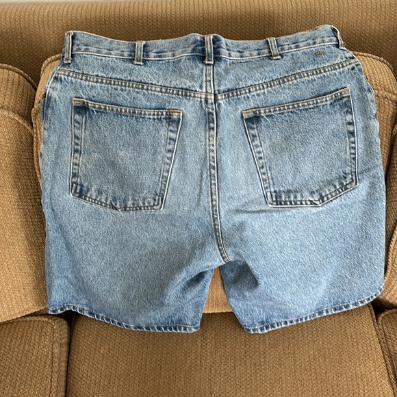 Men’s vintage Route 66 denim shorts. Stonewash, very soft, 36” waist. - Picture 3 of 3
